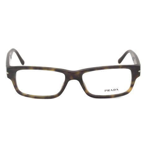 prada men's tortoise rectangular eyeglass frames pr 22rv haq1o1 54|Prada Men's Tortoise Rectangular Eyeglass Frames PR 22RV .